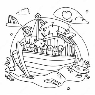 Noah S Ark Adventure Coloring Page 111707-48005