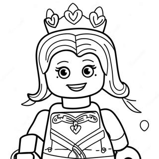 Lego Princess Coloring Pages