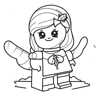 Adventurous Lego Princess Coloring Page 111732-48025