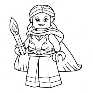 Brave Lego Princess Coloring Page 111733-48029
