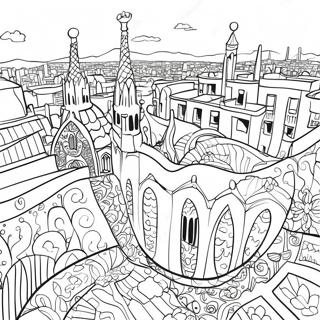 Barcelona Coloring Pages