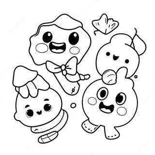 Adventurous Cookie Run Kingdom Characters Coloring Page 111935-48182