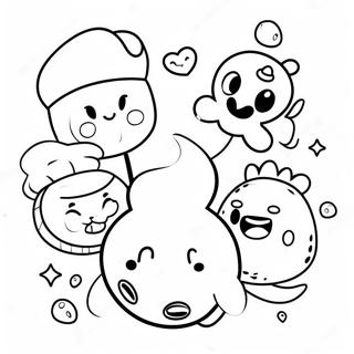 Adventurous Cookie Run Kingdom Characters Coloring Page 111935-48184