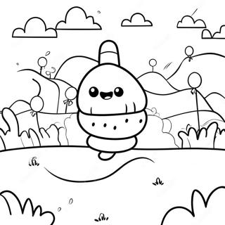 Colorful Cookie Run Kingdom Landscape Coloring Page 111937-48190