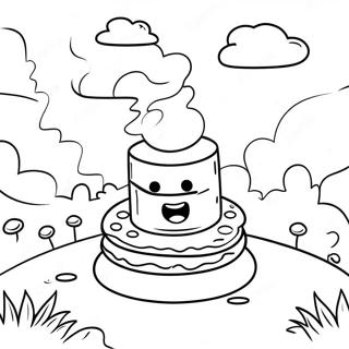 Colorful Cookie Run Kingdom Landscape Coloring Page 111937 48191