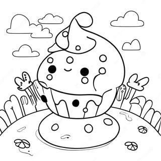 Colorful Cookie Run Kingdom Landscape Coloring Page 111937 48192