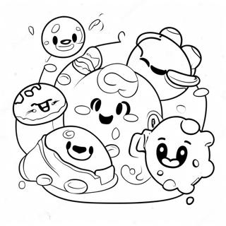 Epic Cookie Run Kingdom Battle Scene Coloring Page 111938 48194