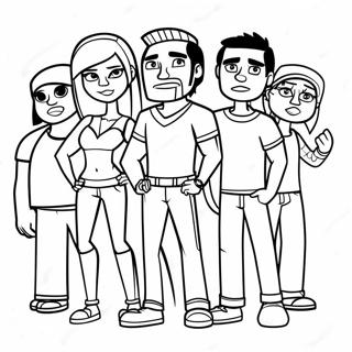 Total Drama Coloring Page 111960-48200