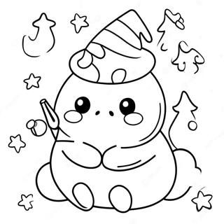 Squishmallow Christmas Coloring Pages