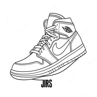 Air Jordan Coloring Pages