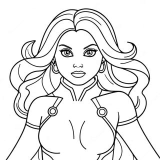 Starfire Coloring Page 112141-48338