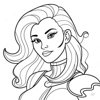 Starfire Coloring Page 112141-48339