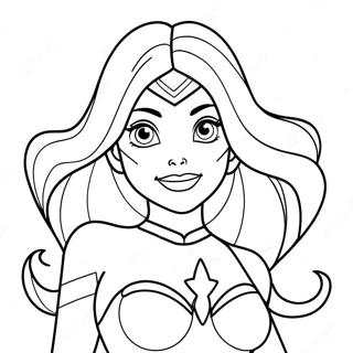 Starfire Coloring Page 112141-48340