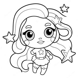 Cute Starfire Coloring Page 112143-48347