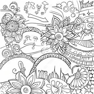 Folk Art Coloring Pages