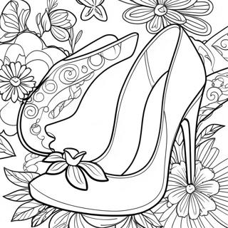 High Heel Coloring Page 112242-48418