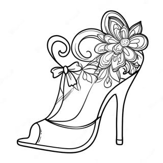 High Heel Coloring Page 112242-48419