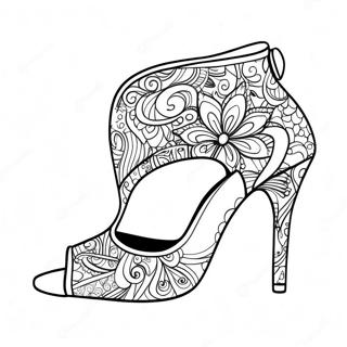 High Heel Coloring Page 112242-48420