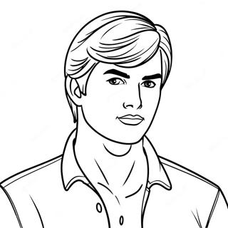 Ken In Action Coloring Page 112293 48464