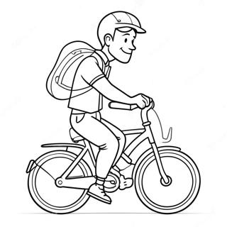 Ken Riding A Bike Coloring Page 112296-48473