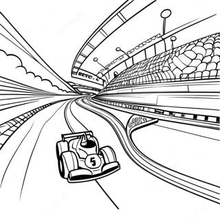 Colorful Race Track Coloring Page 112322 48495