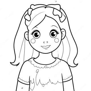 Cute Sister Coloring Pages