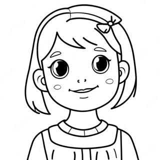 Cute Sister Coloring Page 112343-48500