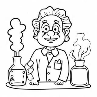 Mad Scientist Coloring Page 112423-48576