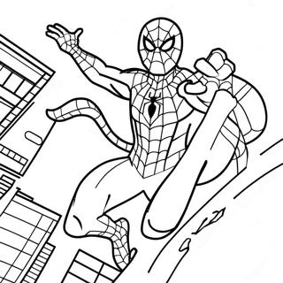 Spiderman Far From Home Coloring Pages