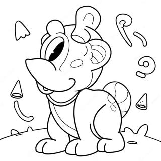 Cartoon Number 1 Coloring Page 112524 48652