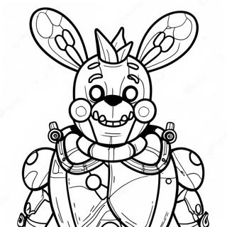Springtrap With Glowing Eyes Coloring Page 112550-48671