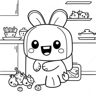 Adorable Shopkins In The Kitchen Coloring Page 11256-2232