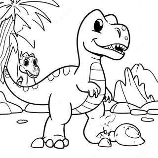 Camp Cretaceous Dino Friends Coloring Page 112577-48694