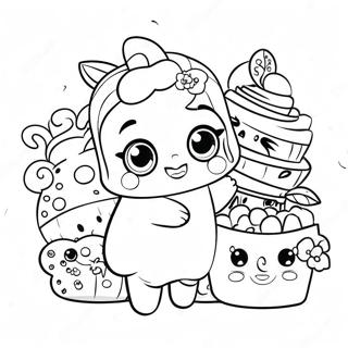 Colorful Shopkins Shopping Spree Coloring Page 11257-2501