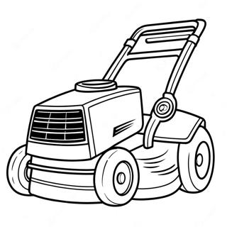 Cute Lawn Mower Coloring Page 112600-48701