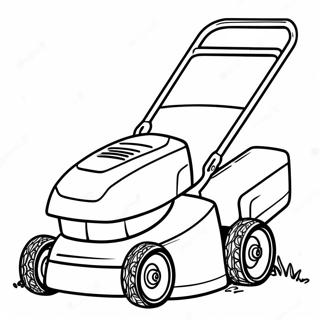 Cute Lawn Mower Coloring Page 112600-48702