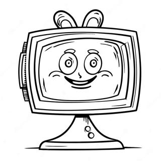 Tv Man Coloring Pages