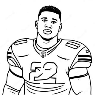 Saquon Barkley Coloring Pages