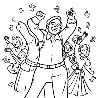 Joyful Lgbtq Celebration Scene Coloring Page 112910 48951