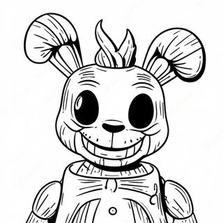 Withered Bonnie Coloring Pages