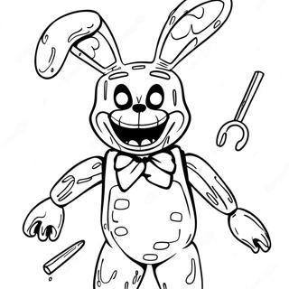 Withered Bonnie Coloring Page 112933-48958