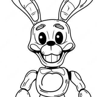 Withered Bonnie Coloring Page 112933-49077