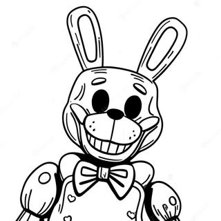 Withered Bonnie Coloring Page 112933-49078