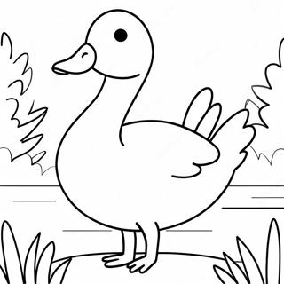 Goose Coloring Page 113011-49137