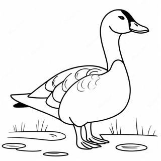 Goose Coloring Page 113011-49139