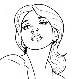 Singer Coloring Page 113114-49218