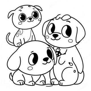 Playful Pet Simulator X Characters Coloring Page 113167-49271