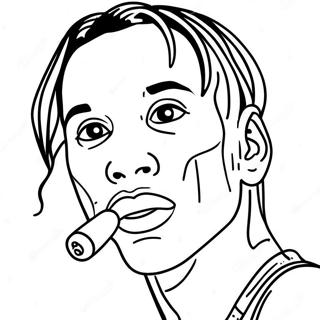 Travis Scott Coloring Pages