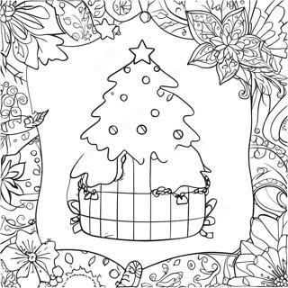 Festive Advent Calendar Coloring Page 113295-49362