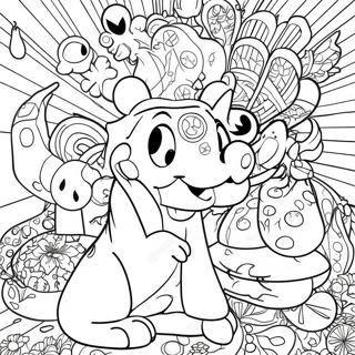 Disney Trippy Coloring Pages